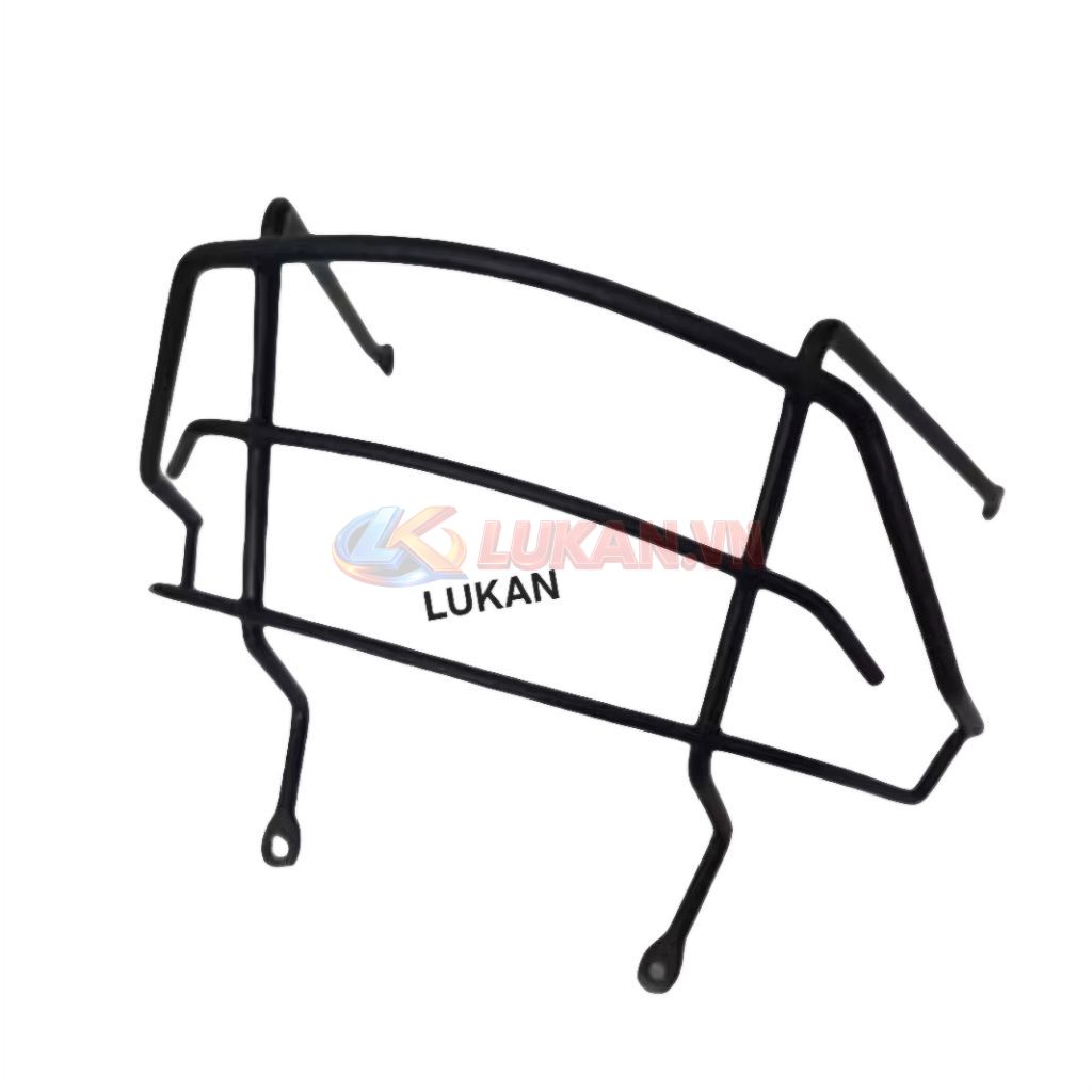 Khung bảo vệ đuôi đèn hậu xe DREAM màu đen bọc nhựa mẫu xưa