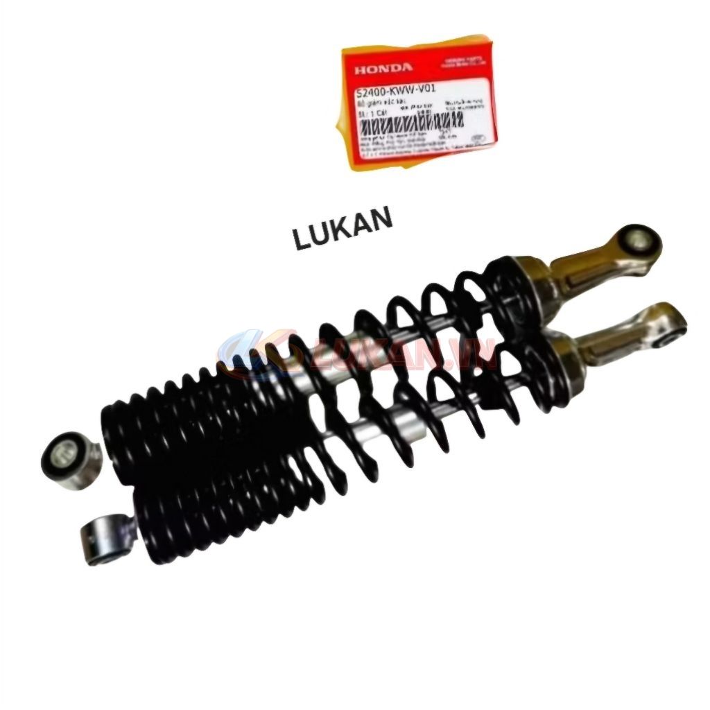 Cặp phuộc, nhún giảm sóc sau WAVE S110, RSX, BLADE, A110... Đen zin 52400-KWW-V01