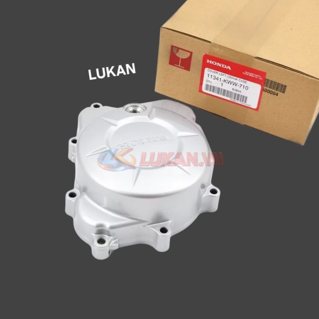 Nắp ốp lốc máy trái, đề điện xe WAVE S110, RSX.... Bạc zin Honda 11341-KWW-710