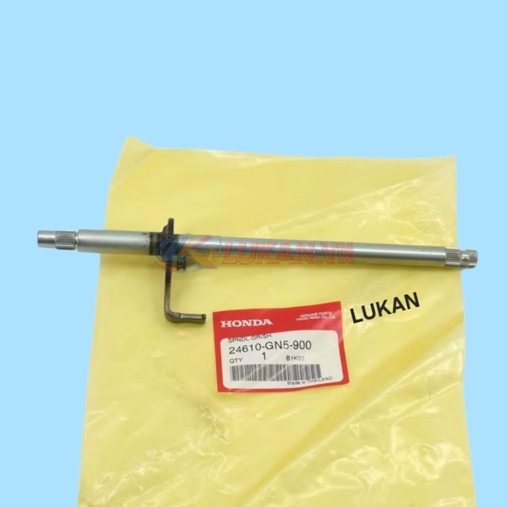 Trục cốt cần sang số xe DREAM, WAVE.... zin Honda Thái 24610-GN5-900 - Ảnh 6
