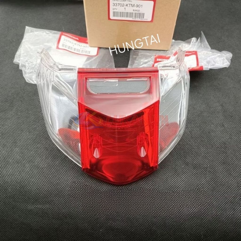 Bộ nắp chụp lái, ốp võ đèn hậu, xi nhan FUTURE 2, WAVE 125 zin Honda 33753-KTM-901, 33703-KTM-901, 33702-KTM-901 - Ảnh 2