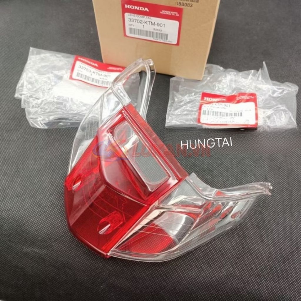 Bộ nắp chụp lái, ốp võ đèn hậu, xi nhan FUTURE 2, WAVE 125 zin Honda 33753-KTM-901, 33703-KTM-901, 33702-KTM-901 - Ảnh 4