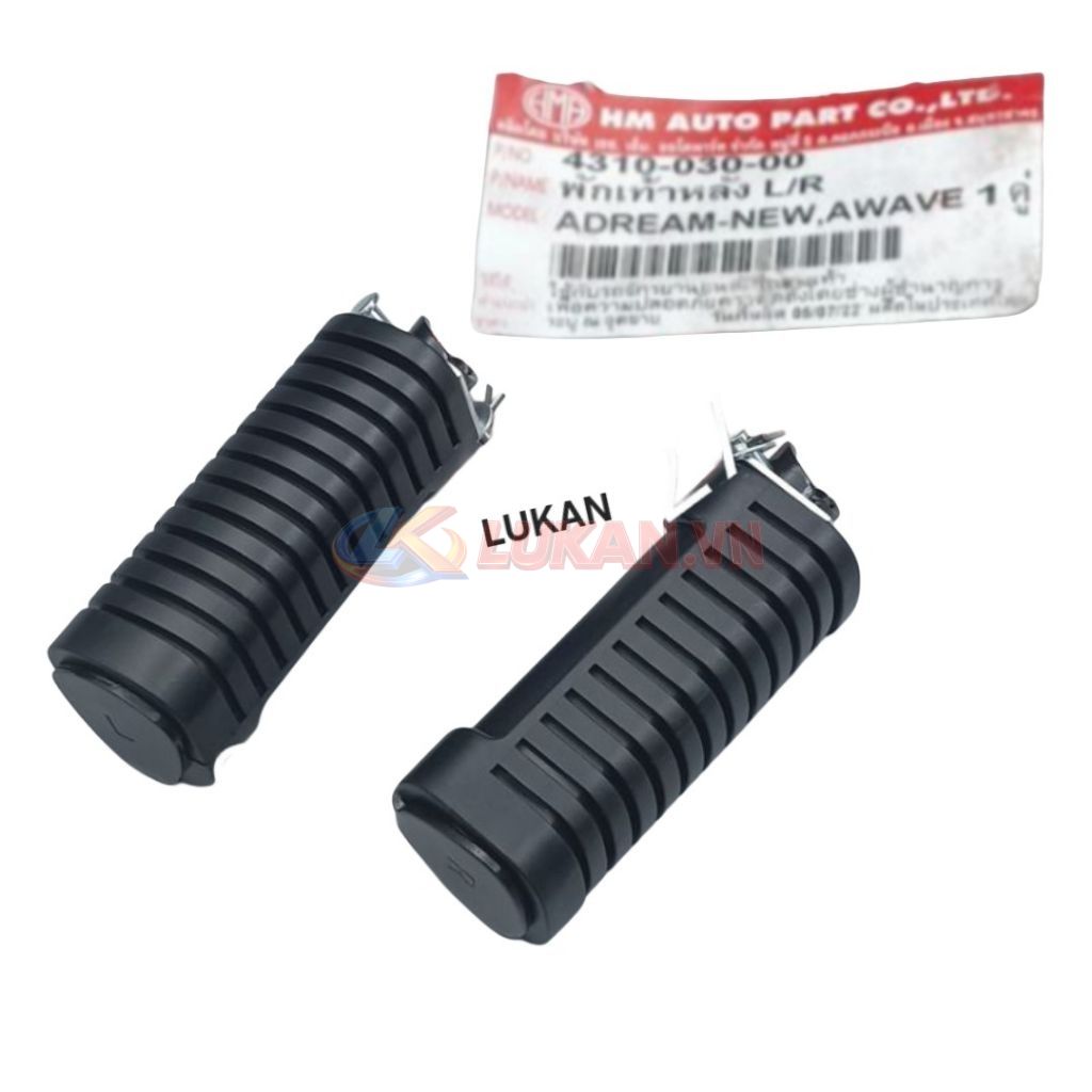 Cặp cao su gác chân sau xe WAVE Thái, DREAM Lùn... nhập Thái - Ảnh 6
