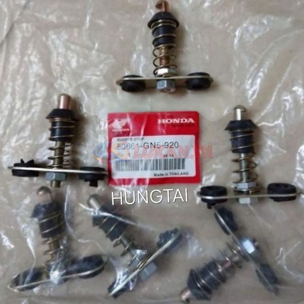 Chốt T lò xo trên, gài cốp khóa yên ngồi xe DREAM... zin Honda