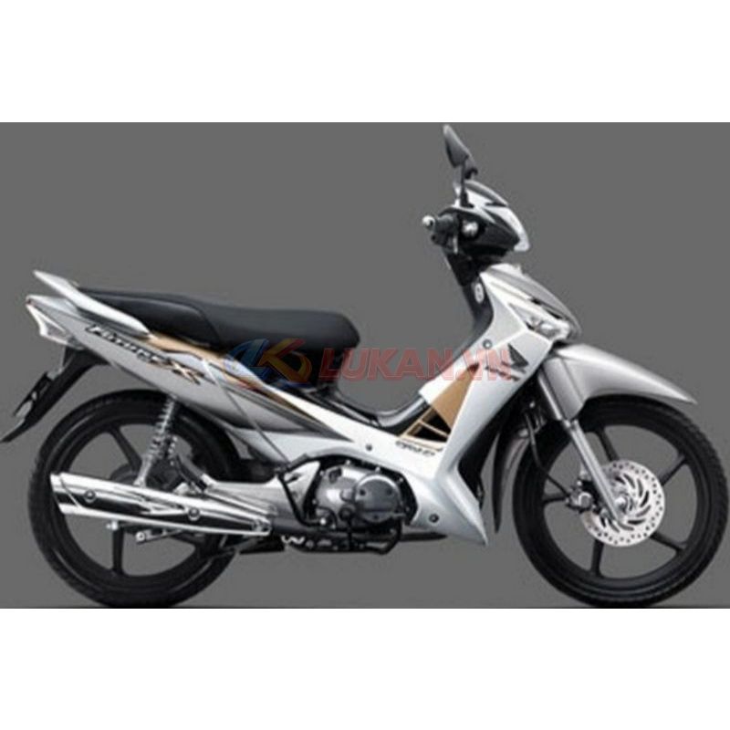 Bộ 7 nhựa nhám đen, áo xe FUTURE X 125 zin chính hãng - Ảnh 3