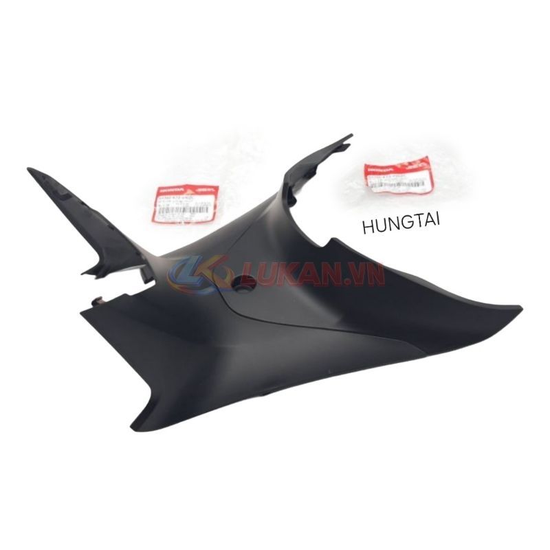 2 Ốp nhựa đen lườn giữa baga, bụng xe FUTURE LED, WAVE 125 zin Honda - Ảnh 3
