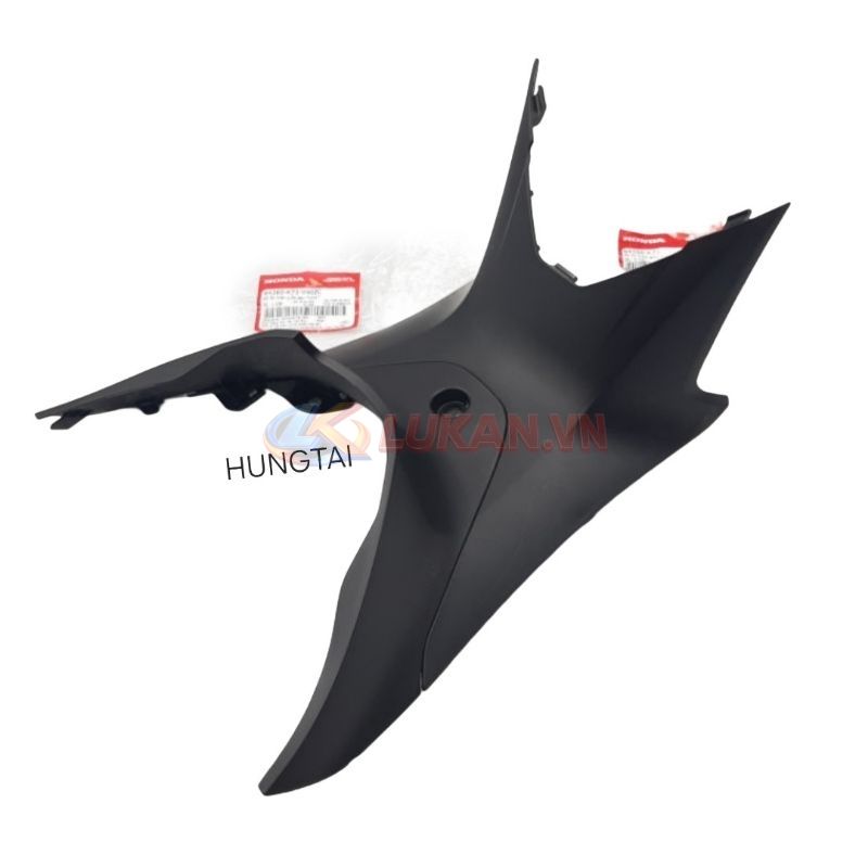2 Ốp nhựa đen lườn giữa baga, bụng xe FUTURE LED, WAVE 125 zin Honda - Ảnh 4