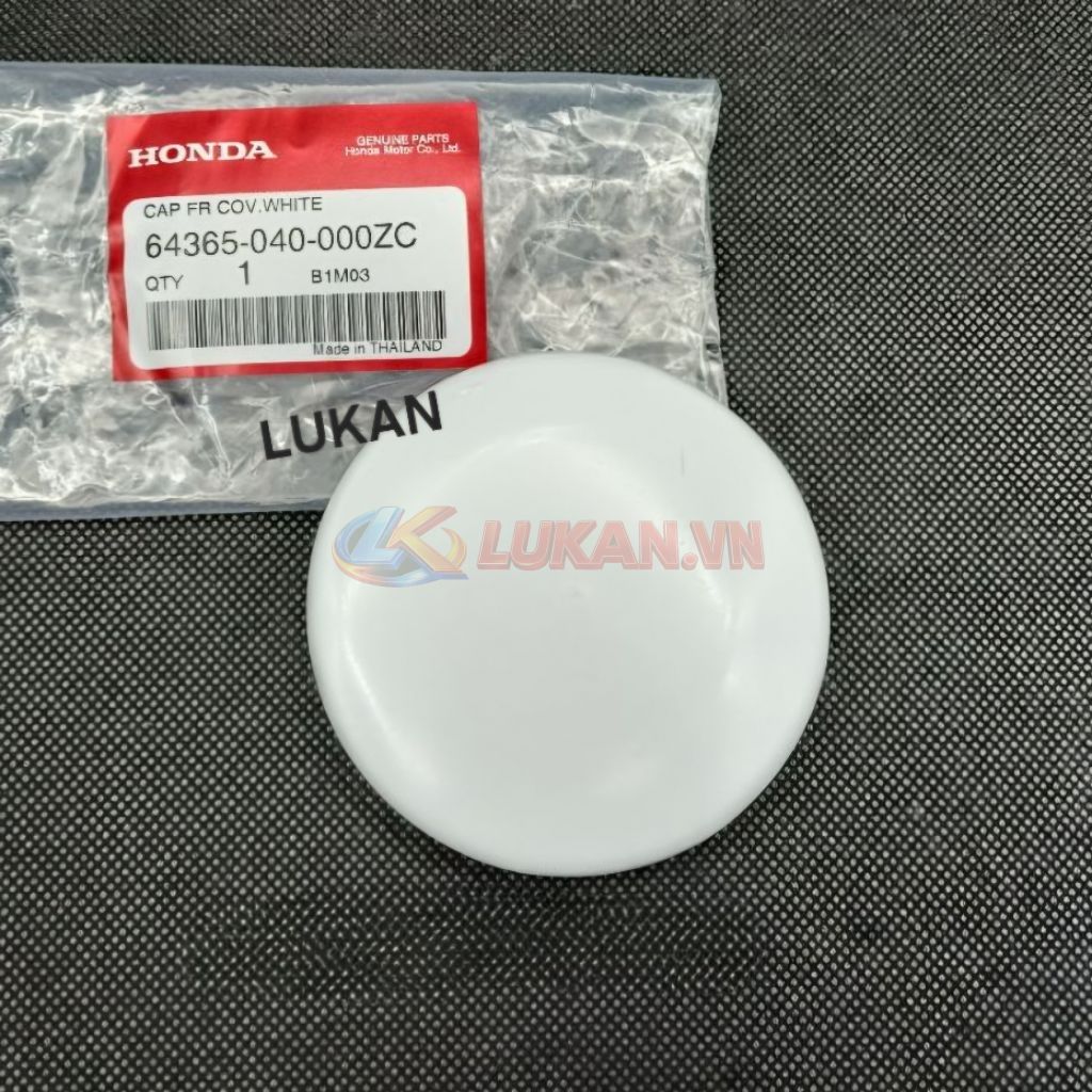 Nắp nhựa tròn bững, yếm bugi xe DREAM zin Honda Thái 64365-040-000ZC