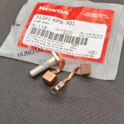 Bộ chỗi than củ motor đề FUTURE 2, NEO, MẬP 125, WINNER, SONIC... zin 31201-KPW-901