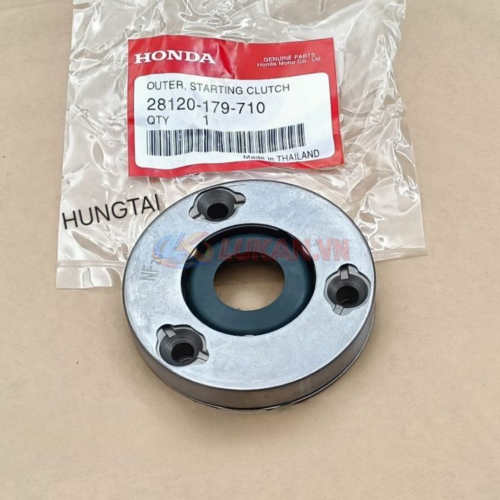 Thớt dĩa đề khởi động xe DREAM, WAVE 100... zin thái 28120-179-710 - Ảnh 3