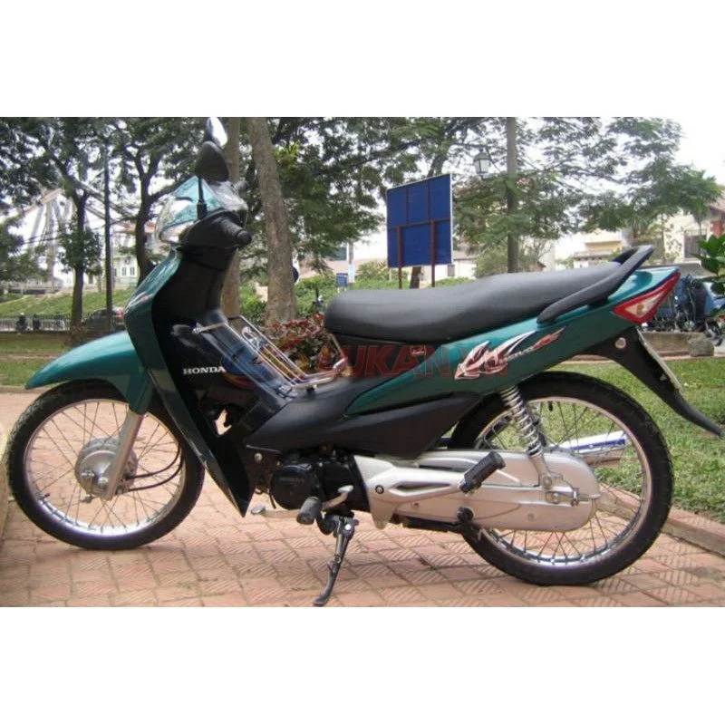 Bộ nhựa dàn áo, võ xe WAVE A, ALPHA 100 mỏ neo, Xanh xương cá zin Honda - Ảnh 2