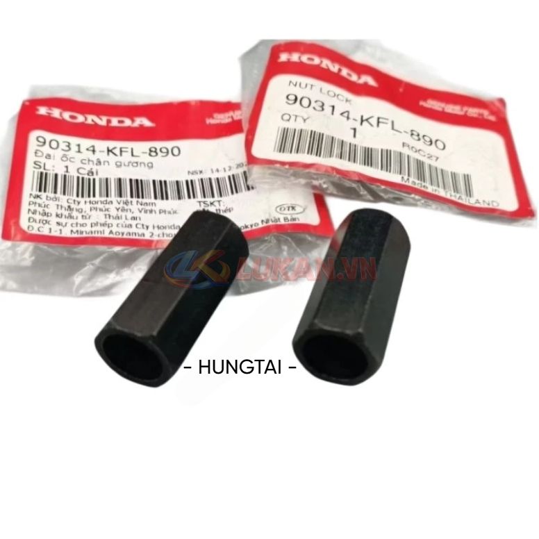Ốc khóa nối chân gương chiếu hậu WAVE Thái, FUTURE 1... zin Honda 90314-KFL-890 - Ảnh 2