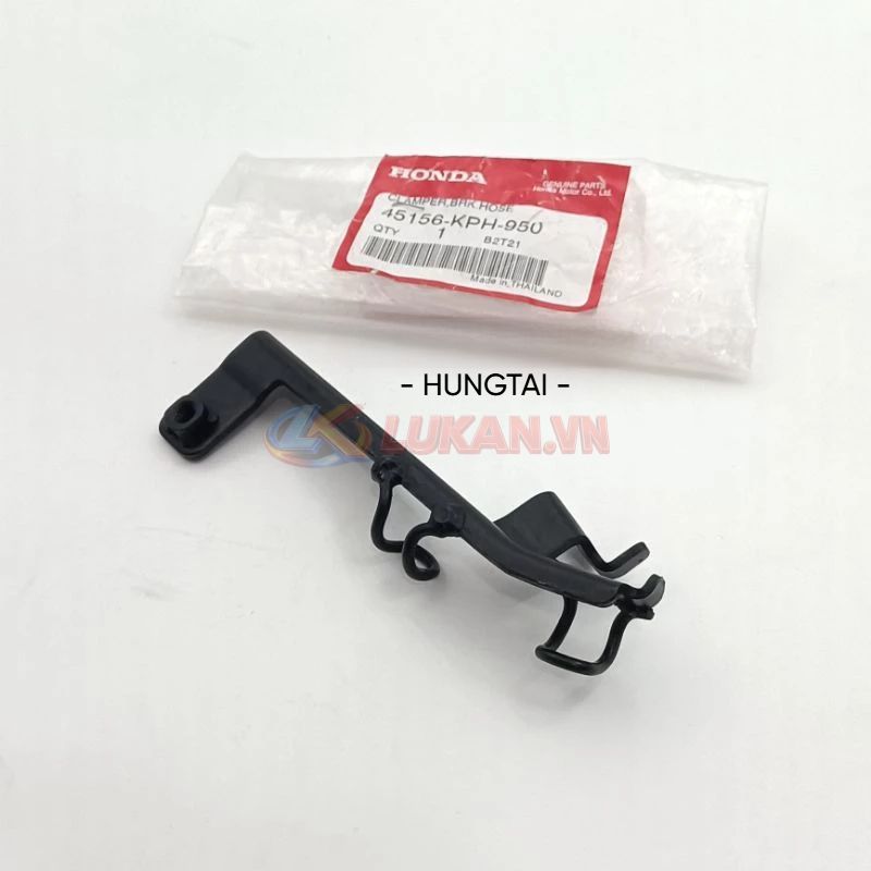 Pass giữ kẹp ống dây dầu thắng, phanh FUTURE 2, NEO, X 125... zin 45156-KPH-950 - Ảnh 2