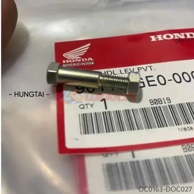 Ốc bu lông bắt tay thắng, phanh xe DREAM... zin Honda 90115-GE0-000, 94001-050-000S - Ảnh 3