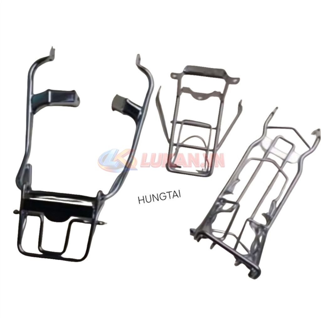 Bộ Baga inox cảng đuôi dài, trước sau xe DREAM - Ảnh 2
