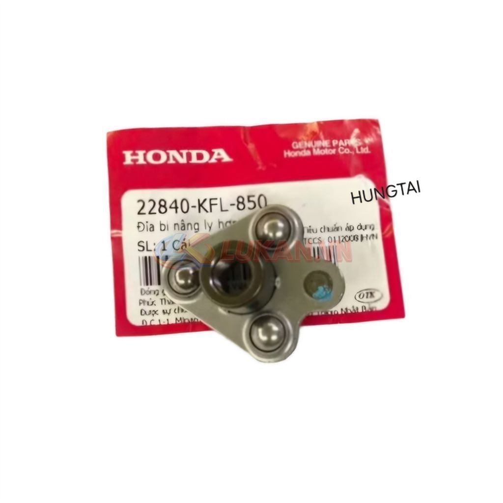 Bi ép, đĩa nâng ngắt nồi côn, ly hợp xe DREAM, WAVE, FUTURE... zin Honda 22840-KFL-850 - Ảnh 4