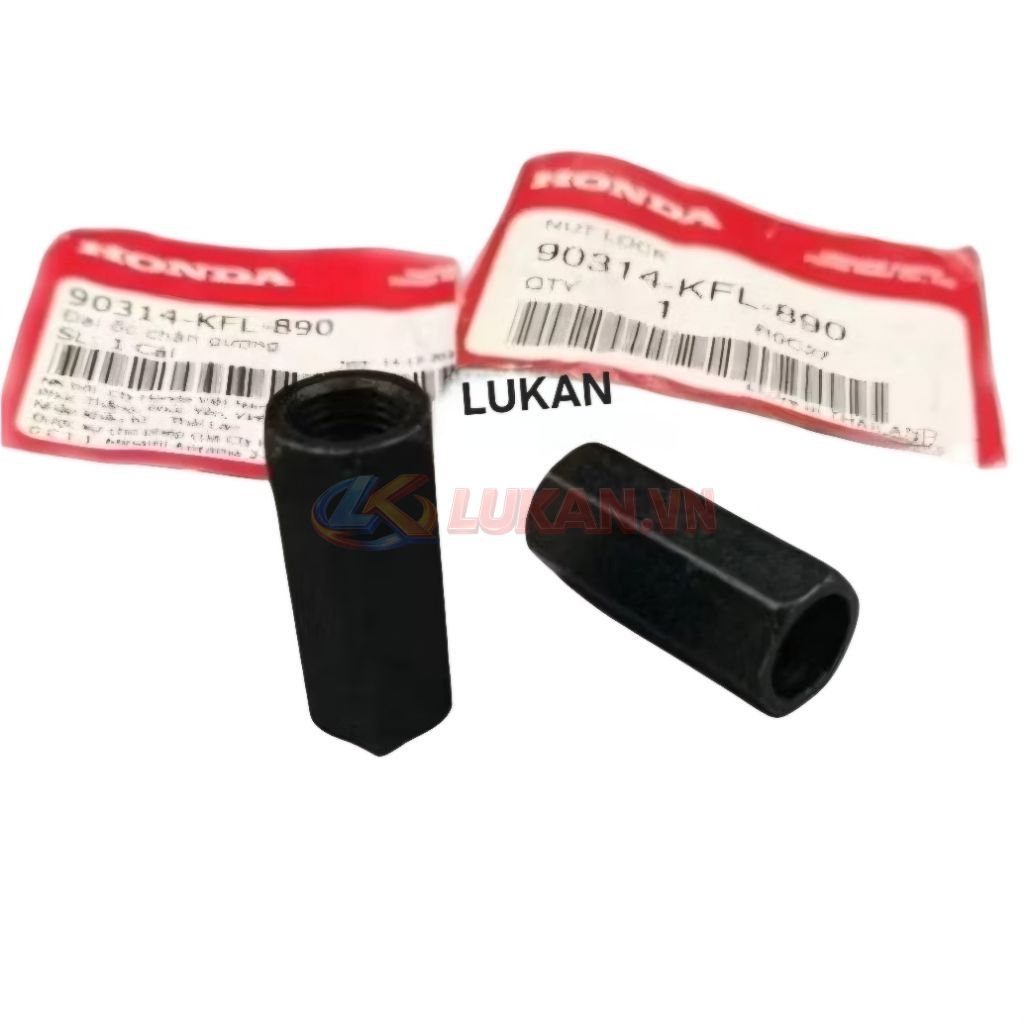 Ốc khóa nối chân gương chiếu hậu WAVE Thái, FUTURE 1... zin Honda 90314-KFL-890