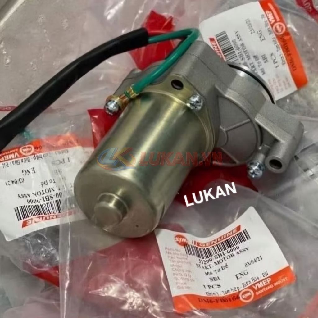 Củ motor đề khởi động SYM 110 xe DREAM, WAVE.... zin chính hãng