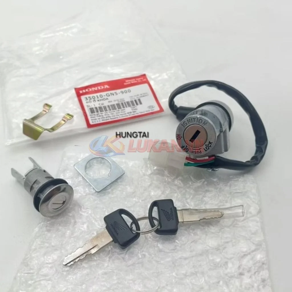 Bộ ổ khóa, công tắc điện xe Super DREAM zin chính hãng 35010-GN5-900 - Ảnh 5