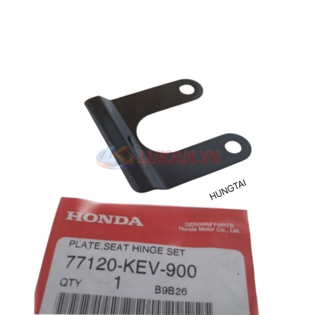 Tấm đệm chữ U bản lề yên ngồi WAVE Thái, ALPHA, ZX, FUTURE... zin 77120-KEV-900