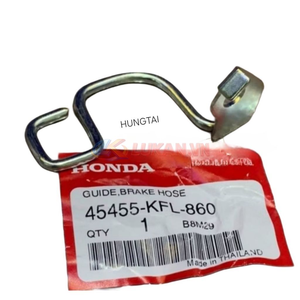 Pass chữ C kẹp giữ dây dầu thắng WAVE Thái, FUTURE 1.... zin Honda 45455-KFL-860 - Ảnh 3