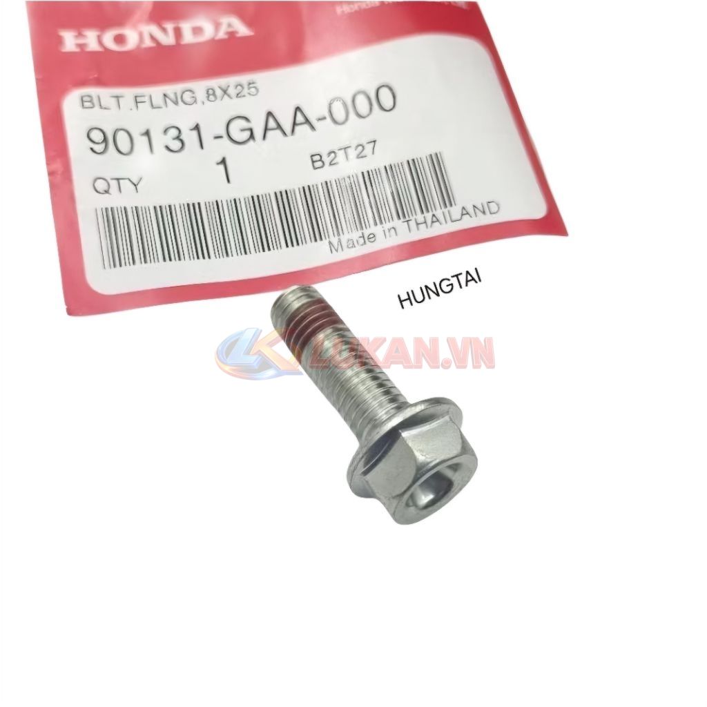 Ốc bắt heo dầu thắng trước WAVE Thái, FUTURE 1... zin bu lông 8x25 90131-GAA-000 - Ảnh 2