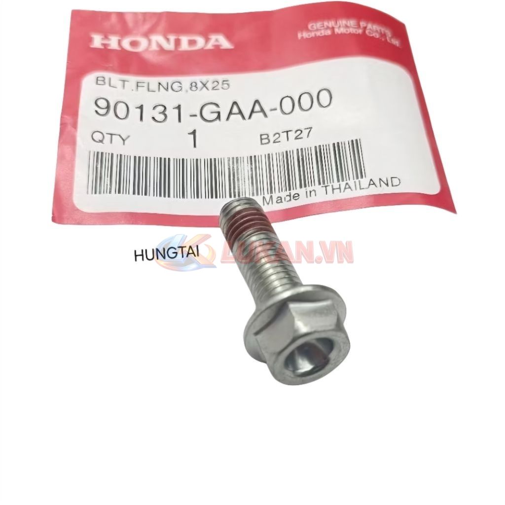 Ốc bắt heo dầu thắng trước WAVE Thái, FUTURE 1... zin bu lông 8x25 90131-GAA-000 - Ảnh 3