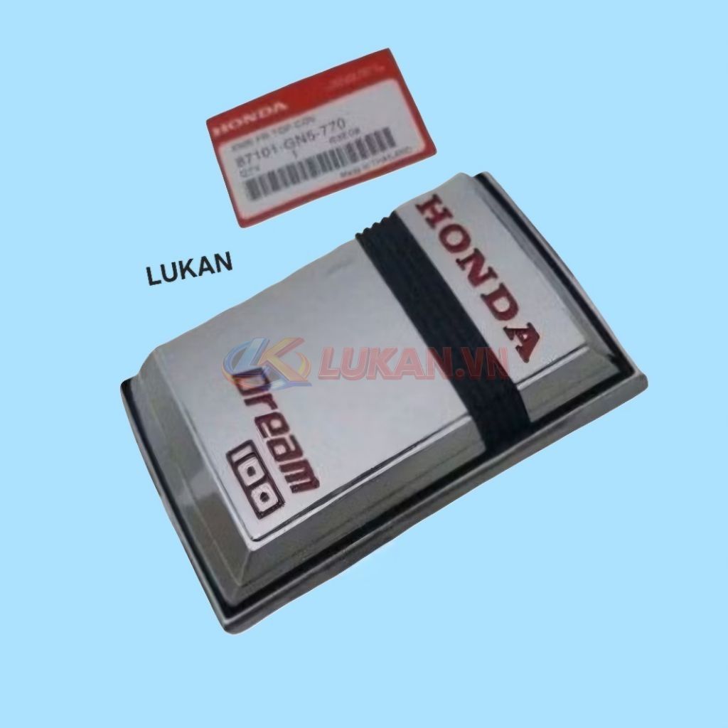 Mặt nạ con xi trước xe DREAM Thái chữ đỏ zin chính hãng 87101-GN5-770 - Ảnh 3
