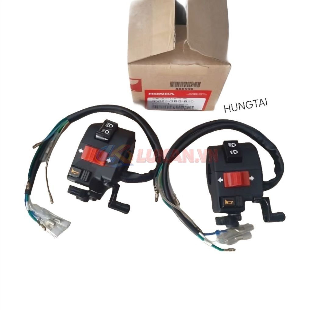 Cùm nút công tắc trái xe Super DREAM đời đầu zin Thái 35020-GBG-B20 - Ảnh 6