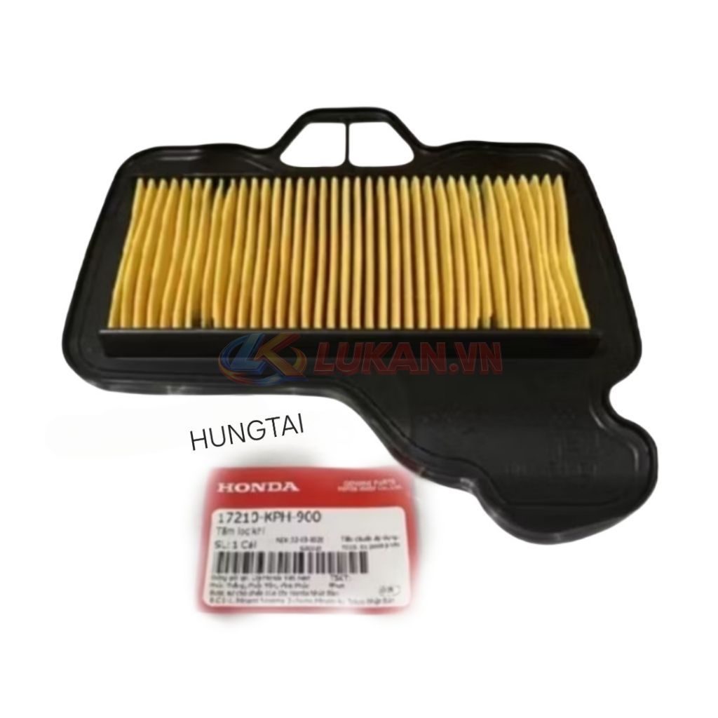 Tấm lưới lọc gió, lọc khí pô e WAVE A, ALPHA, RS, S100, RSX... zin Honda 17210-KPH-900 - Ảnh 2