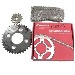 Bộ nhông sên dĩa, xích tải WAVE S110, RSX, BLADE, A110... zin Honda H0640-KTL-640