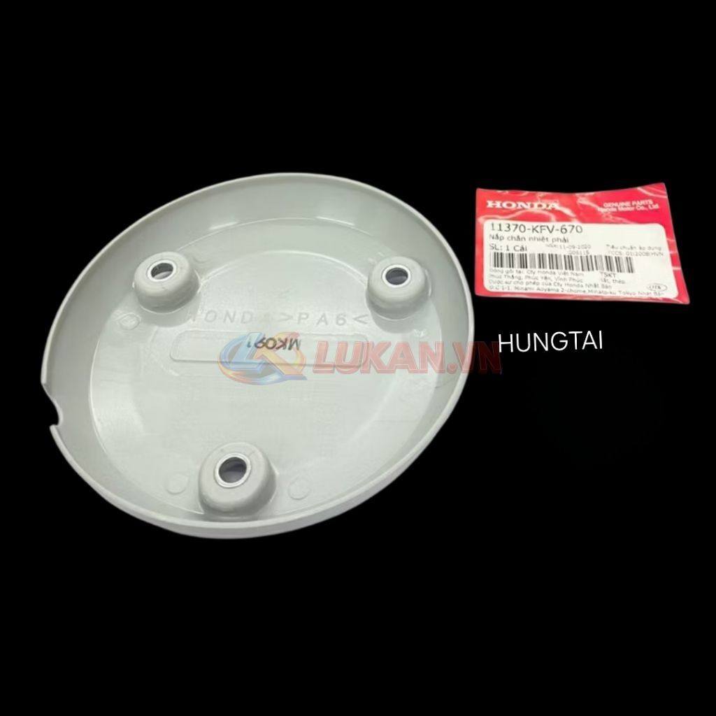 Nắp ốp nhựa lốc nồi côn Super DREAM, WAVE... chữ đen zin 11370-KFV-670 - Ảnh 6