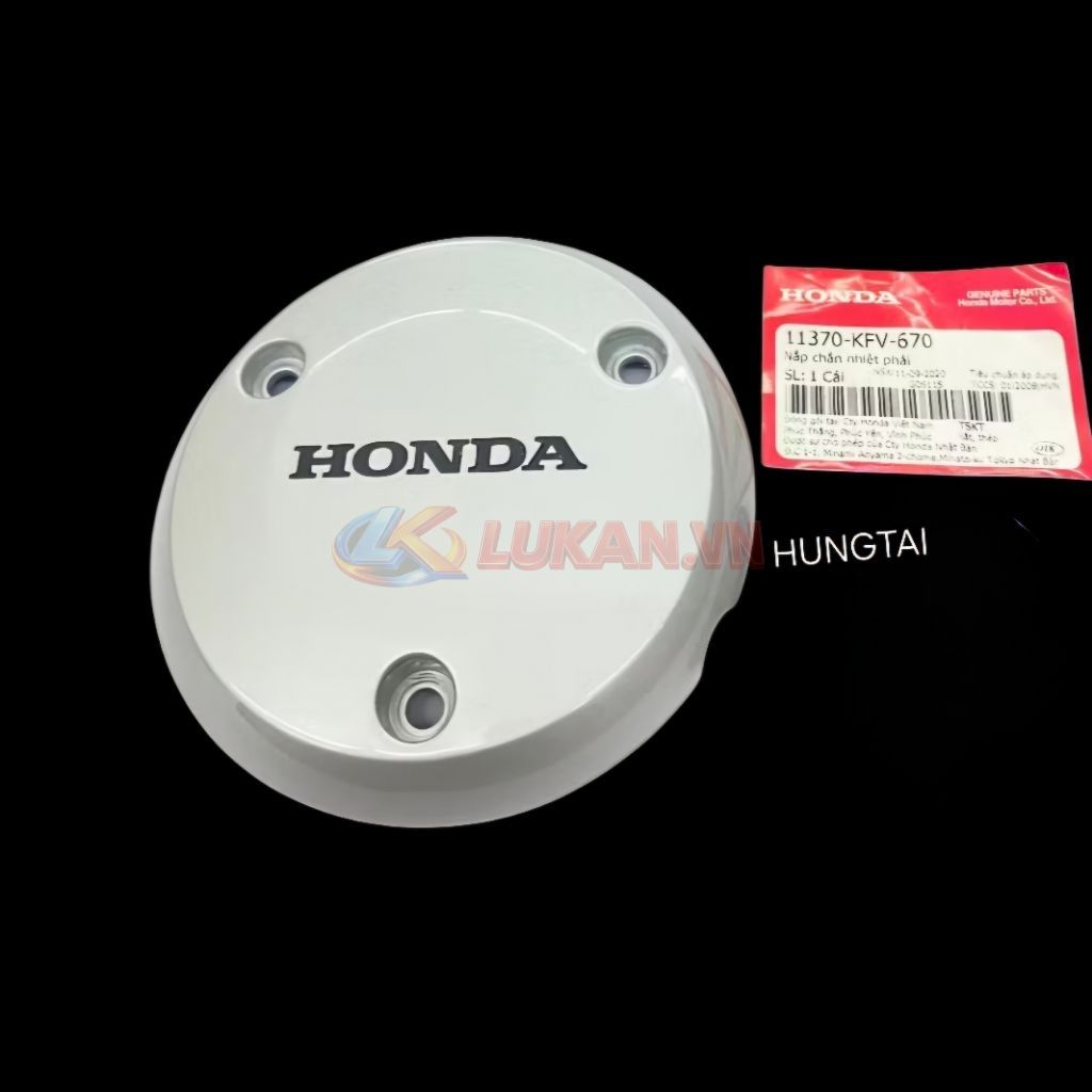 Nắp ốp nhựa lốc nồi côn Super DREAM, WAVE... chữ đen zin 11370-KFV-670 - Ảnh 4