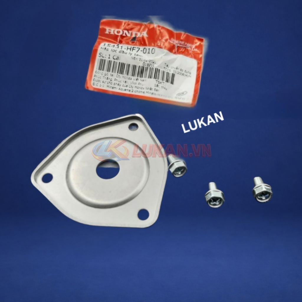 Nắp lọc dầu ly tâm, nồi chuông 3 càng DREAM, WAVE, FUTURE 1... zin luôn ốc 15431-HF7-010 - Ảnh 7