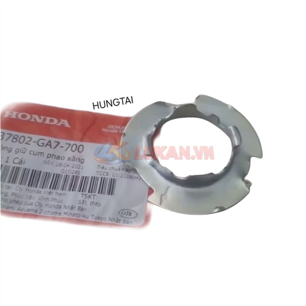 Vòng khóa giữ phao xăng xe DREAM, WAVE, FUTURE.... zin 37802-GA7-700