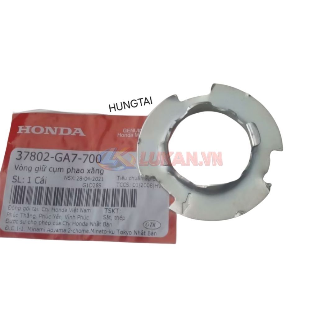 Vòng khóa giữ phao xăng xe DREAM, WAVE, FUTURE.... zin 37802-GA7-700 - Ảnh 3