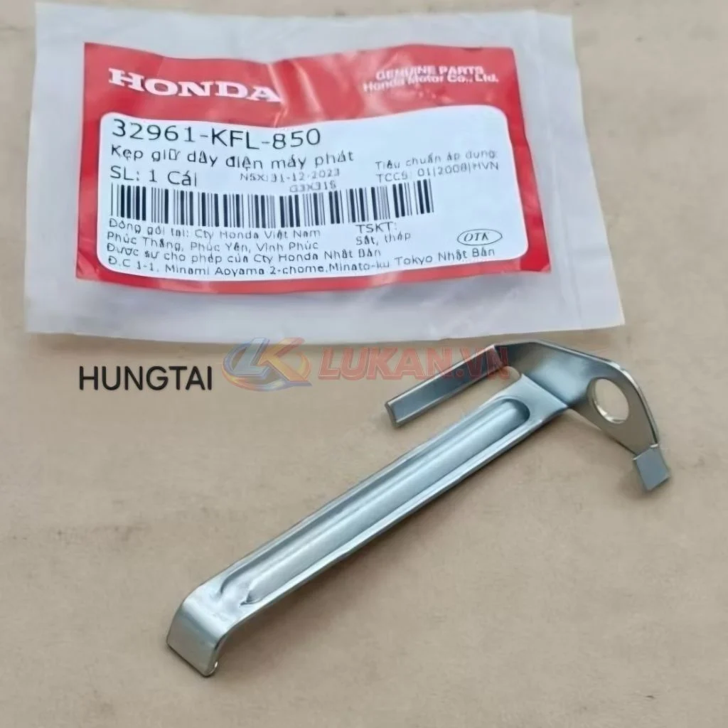 Pass Kẹp giữ dây điện cuộn lửa xe DREAM, WAVE ,FUTURE... zin 32961-KFL-850 - Ảnh 3