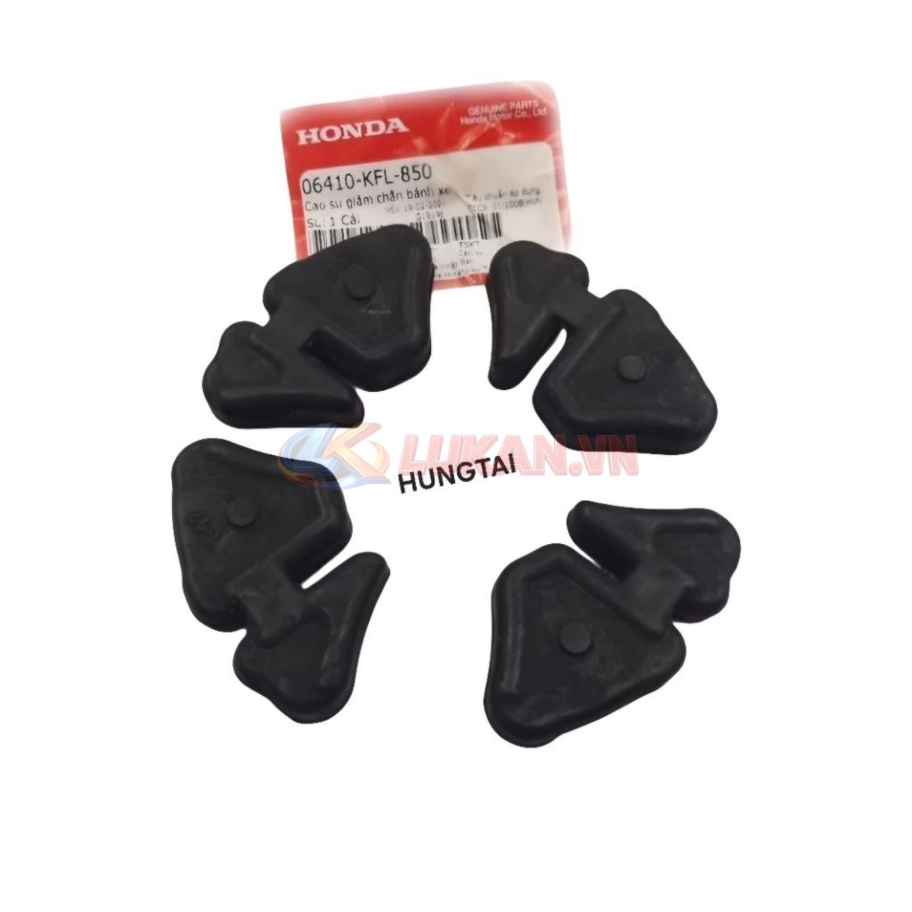 Bộ 4 cao su đùm, nhông tải cùi dĩa WAVE A, RS ,S100, RSX, FUTURE.... zin 06410-KFL-850 - Ảnh 3