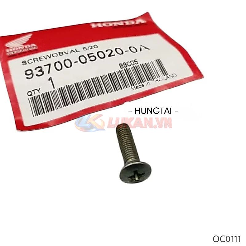 Ốc, vít bắt dây công tơ mét WAVE Thái, ZX, FUTURE 1.... zin 5x20 93700-05020-0A - Ảnh 2