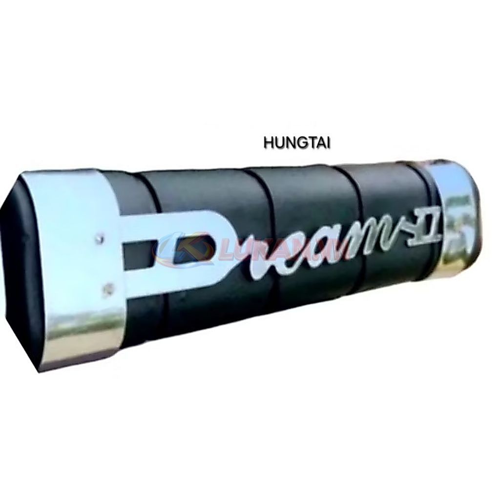 Chữ Dream inox bọc cao su, cảng tay xách xe DREAM kèm ốc - Ảnh 2