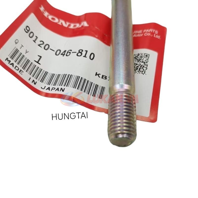 Trục cốt càng gắp, gấp bánh sau xe DREAM Thái zin Honda 80120-046-810, 90120-046-810 - Ảnh 3