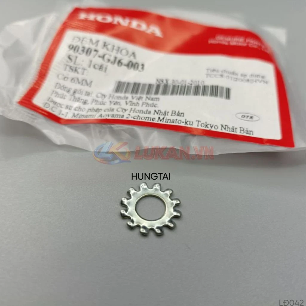 Đệm khóa chỉnh đèn pha, chóa đèn xe máy Honda 90307-GJ6-003 - Ảnh 3