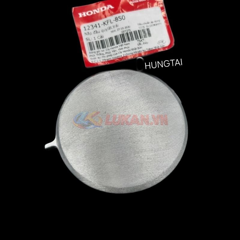 Nắp cam tròn, chụp đầu bò quylat trái DREAM, WAVE, FUTURE... zin 12341-KFL-850 - Ảnh 2