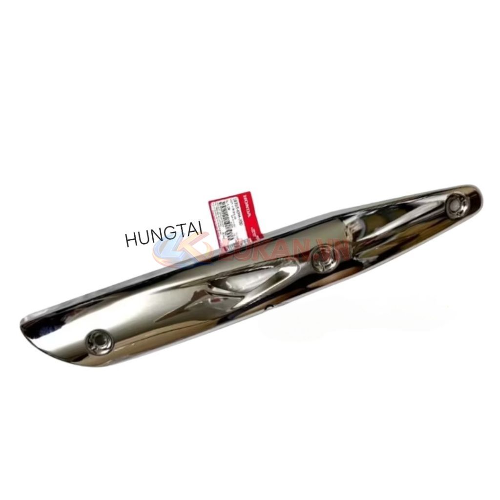 Ốp vĩ inox che thân pô, ống xã FUTURE NEO, X 125 zin chính hãng 18355-KPH-700 - Ảnh 3