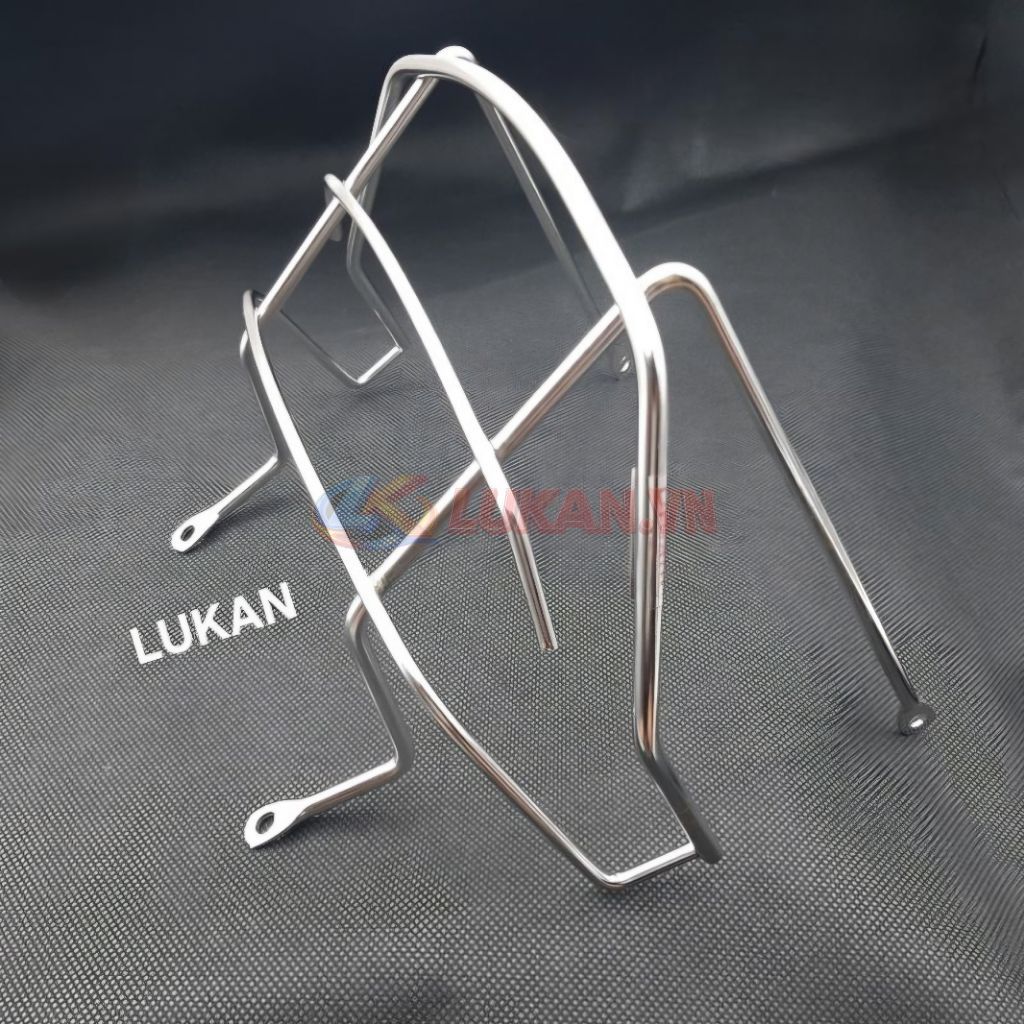 Khung bảo vệ đuôi đèn hậu, lái stop xe DREAM inox - Ảnh 3