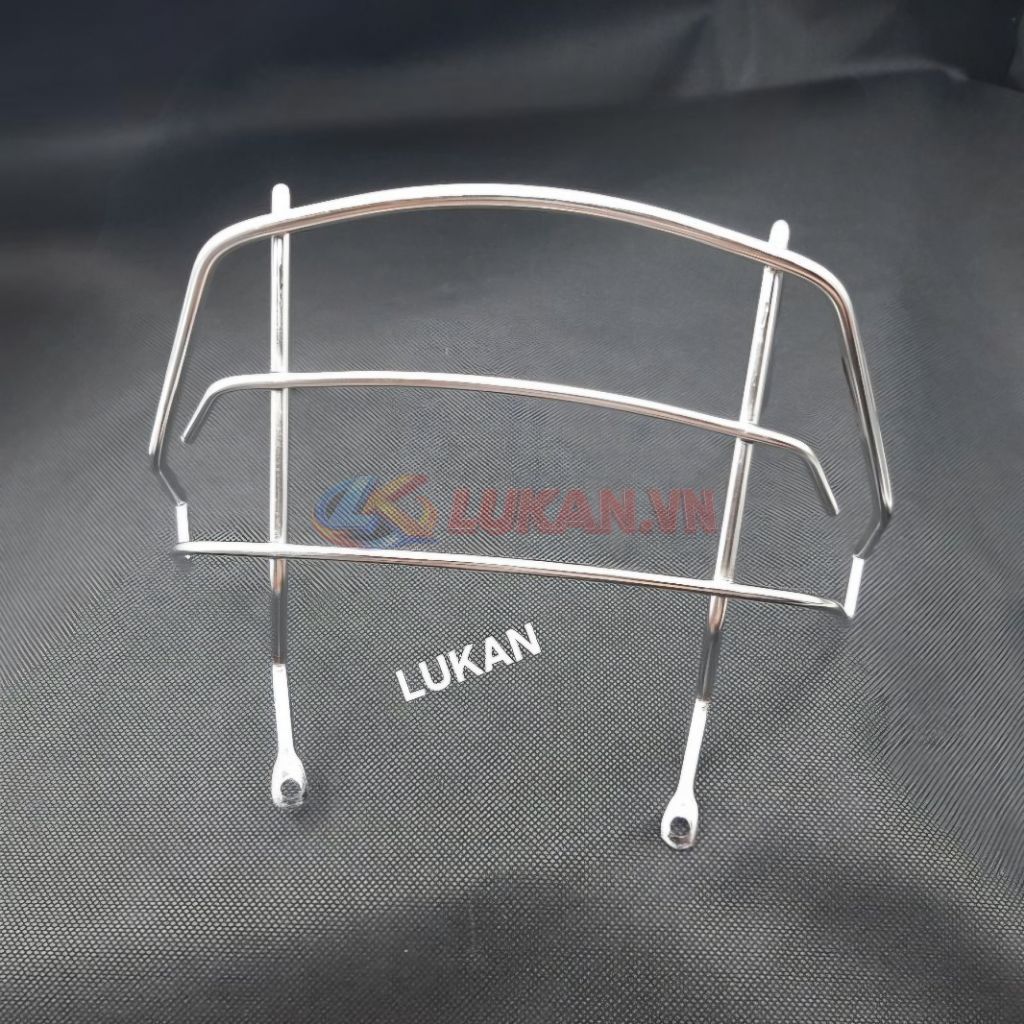 Khung bảo vệ đuôi đèn hậu, lái stop xe DREAM inox - Ảnh 4