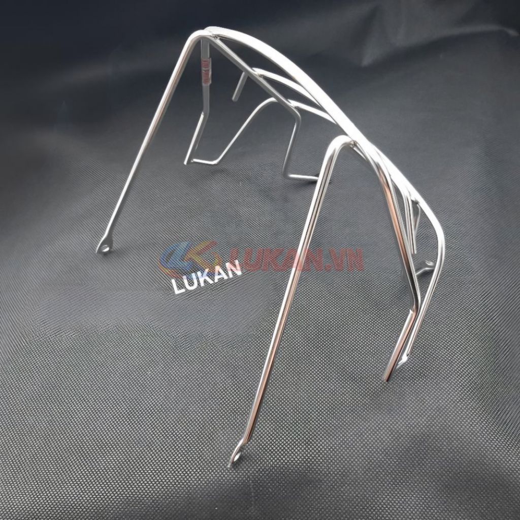 Khung bảo vệ đuôi đèn hậu, lái stop xe DREAM inox - Ảnh 5