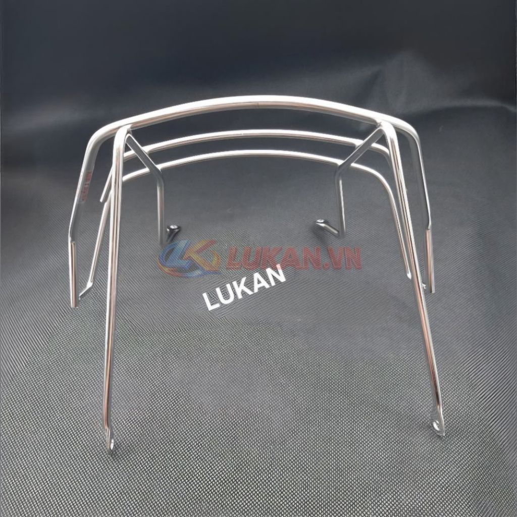 Khung bảo vệ đuôi đèn hậu, lái stop xe DREAM inox - Ảnh 6