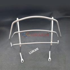 Khung bảo vệ đuôi đèn hậu, lái stop xe DREAM inox