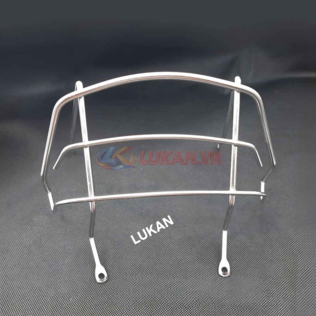 Khung bảo vệ đuôi đèn hậu, lái stop xe DREAM inox